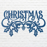 Metal Christmas Wall Art, Metal Christmas Sign, Laser Cut Metal Wall Decor, Christmas Home Decor, Christmas Gift