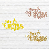 Merry Christmas Metal Art, Metal Christmas Sign, Laser Cut Metal Wall Art, Christmas Home Decor, Holiday Wall Art