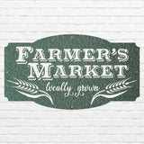 Farmers Market Metal Wall Art, Farmers Market Sign, Laser Cut Farmhouse Wall Art, Farmers Market Decor, Housewarming Gift