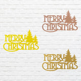 Merry Christmas Tree Metal Wall Art, Metal Christmas Sign, Laser Cut Metal Wall Art, Christmas Home Decor, Holiday Wall Art