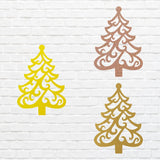 Wall Christmas Tree Metal Art, Metal Wall Hanging, Laser Cut Metal Sign, Holiday Wall Art, Christmas Tree Decor, Christmas Wall Decor