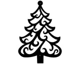 Wall Christmas Tree Metal Art, Metal Wall Hanging, Laser Cut Metal Sign, Holiday Wall Art, Christmas Tree Decor, Christmas Wall Decor