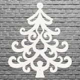 Christmas Tree Decor Metal Art, Metal Wall Hanging, Laser Cut Metal Sign, Holiday Wall Art, Christmas Tree Decor, Christmas Wall Decor