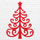 Metal Christmas Tree Art, Laser Cut Metal Sign, Holiday Wall Art, Christmas Tree Decor, Metal Wall Hanging, Christmas Wall Decor