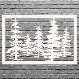 Pine Trees Metal Wall Art, Nature Wall Art, Metal Wall Decor, Pine Tree Custom Metal Sign, Farmhouse Wall Decor, Above Bed Art