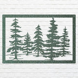 Pine Trees Metal Wall Art, Nature Wall Art, Metal Wall Decor, Pine Tree Custom Metal Sign, Farmhouse Wall Decor, Above Bed Art