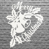 Christmas Bells Decor, Merry Christmas Wall Decor, Name Wall Metal Sign, Personalized Merry Christmas Gift