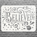 Believe Metal Sign, Modern Believe Wall Art, Christian Wall Art, Christmas Wall Decor, Christmas Decoration, Believe Decor