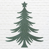 Christmas Tree Metal Wall Hanging, Holiday Wall Art, Christmas Tree Wall Art, Metal Artwork, Xmas Wall Decor, Laser Cut Metal Sign