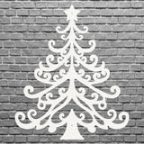 Christmas Tree Metal Wall Decor, Holiday Wall Art, Christmas Tree Wall Art, Metal Wall Hanging, Xmas Wall Decor, Laser Cut Metal Sign
