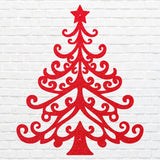 Christmas Tree Metal Wall Decor, Holiday Wall Art, Christmas Tree Wall Art, Metal Wall Hanging, Xmas Wall Decor, Laser Cut Metal Sign