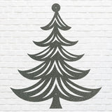 Christmas Tree Wall Art, Metal Artwork, Holiday Metal Wall Art, Xmas Wall Decor, Laser Cut Metal Sign, Wall Decoration