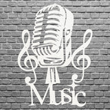 Music Metal Wall Art, Musician Wall Art, Music Metal Sign, Music Room Wall Art, Metal Artwork, Music Studio Art, Music Lover Gift