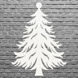 Christmas Metal Tree Wall Art, Holiday Wall Art, Christmas Tree Metal Artwork, Xmas Wall Decor, Laser Cut Metal Sign, Above Bed Art