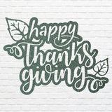 Happy Thanksgiving Metal Wall Art, Fall Thanksgiving Art, Laser Cut Happy Thanksgiving Sign, Autumn Wall Art, Thanksgiving Gift