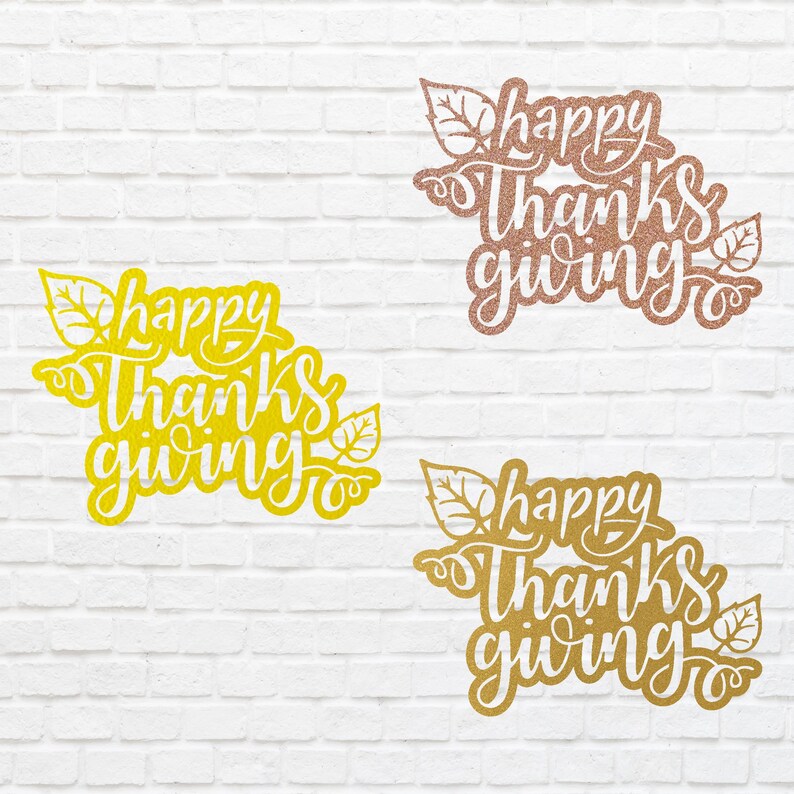 Happy Thanksgiving Metal Wall Art, Fall Thanksgiving Art, Laser Cut Happy Thanksgiving Sign, Autumn Wall Art, Thanksgiving Gift