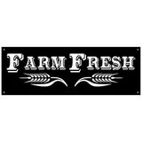 Farm FreshFarm Fresh Metal Wall Art, Metal Farm Sign, Laser Cut Farmhouse Wall Art, Outdoor Metal Wall Decor, Farm Kitchen Decor