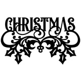 Metal Christmas Wall Art, Metal Christmas Sign, Laser Cut Metal Wall Decor, Christmas Home Decor, Christmas Gift
