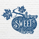 Home Sweet Home Metal Wall Art, Pumpkin Metal Wall Art, Laser Cut Home Sweet Home Sign, Metal Home Decor, Housewarming Gift