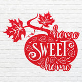 Home Sweet Home Metal Wall Art, Pumpkin Metal Wall Art, Laser Cut Home Sweet Home Sign, Metal Home Decor, Housewarming Gift
