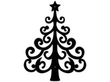 Metal Christmas Tree Wall Art, Holiday Wall Art, Christmas Tree Decor, Metal Wall Hanging, Christmas Wall Decor, Laser Cut Metal Sign