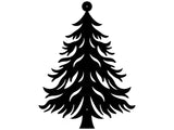Christmas Metal Tree Wall Art, Holiday Wall Art, Christmas Tree Metal Artwork, Xmas Wall Decor, Laser Cut Metal Sign, Above Bed Art
