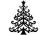Christmas Tree Metal Wall Decor, Holiday Wall Art, Christmas Tree Wall Art, Metal Wall Hanging, Xmas Wall Decor, Laser Cut Metal Sign