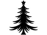 Christmas Tree Metal Wall Hanging, Holiday Wall Art, Christmas Tree Wall Art, Metal Artwork, Xmas Wall Decor, Laser Cut Metal Sign