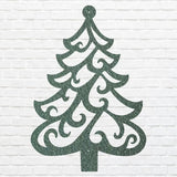 Wall Christmas Tree Metal Art, Metal Wall Hanging, Laser Cut Metal Sign, Holiday Wall Art, Christmas Tree Decor, Christmas Wall Decor