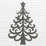 Christmas Tree Metal Wall Art, Holiday Wall Art, Christmas Tree Decor, Metal Wall Hanging, Christmas Wall Decor, Laser Cut Metal Sign