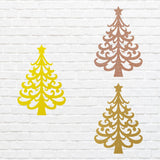 Christmas Tree Metal Wall Art, Holiday Wall Art, Christmas Tree Decor, Metal Wall Hanging, Christmas Wall Decor, Laser Cut Metal Sign