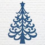 Christmas Tree Metal Wall Art, Holiday Wall Art, Christmas Tree Decor, Metal Wall Hanging, Christmas Wall Decor, Laser Cut Metal Sign