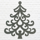 Christmas Tree Decor Metal Art, Metal Wall Hanging, Laser Cut Metal Sign, Holiday Wall Art, Christmas Tree Decor, Christmas Wall Decor