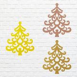 Christmas Tree Decor Metal Art, Metal Wall Hanging, Laser Cut Metal Sign, Holiday Wall Art, Christmas Tree Decor, Christmas Wall Decor