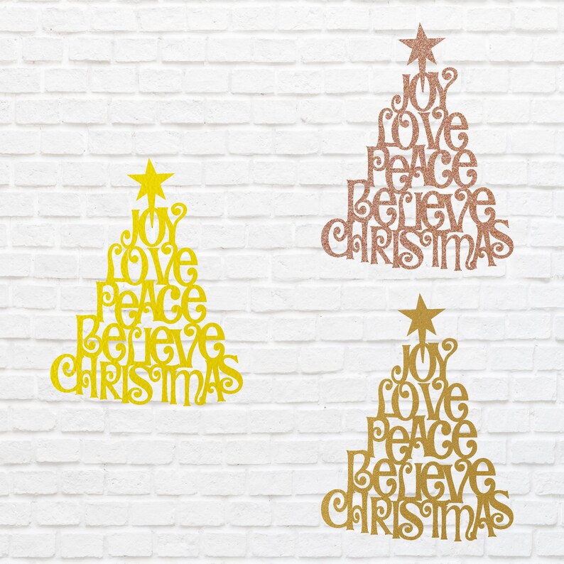 Christmas Quote Tree Art, Merry Christmas Present Decor, Metal Wall Art, Quote Wall Art, Metal Tree Wall Art