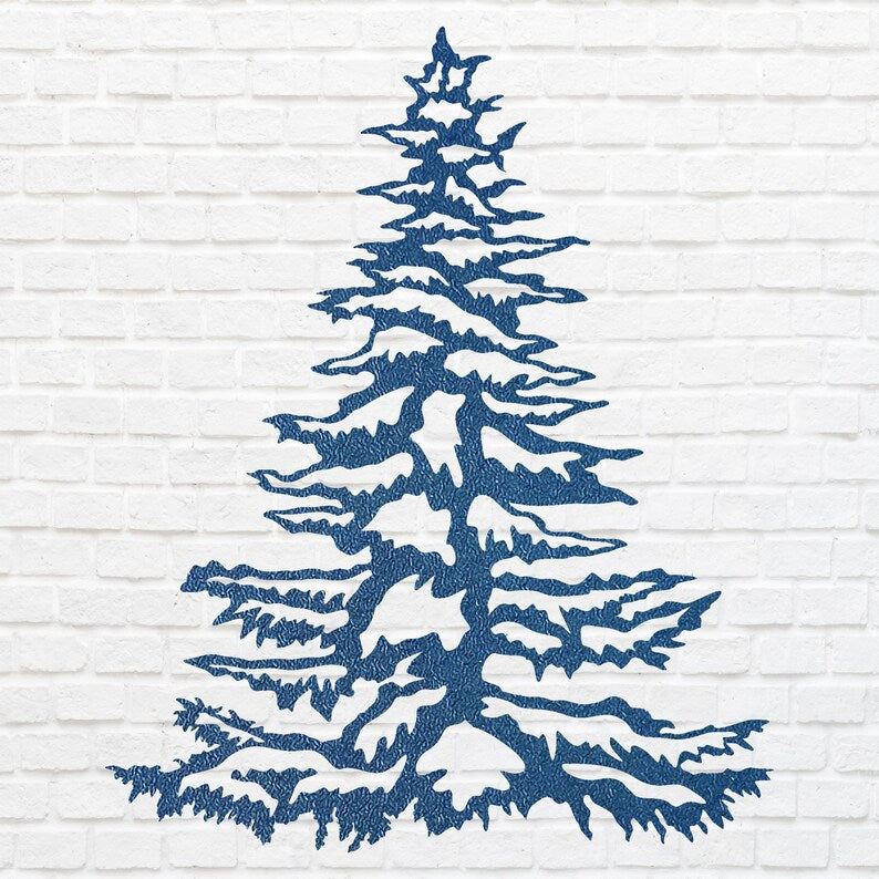 Metal Pine Tree Art, Christmas Pine Tree Metal Art, Metal Pine Tree Sign, Christmas Tree Art, Christmas Metal Tree Decor