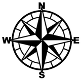Nautical Compass Metal Wall Art, Compass Wall Decor, Housewarming Gift