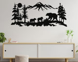 Big Bear Lake Fishing Metal Wall Art, Hunting Artwork