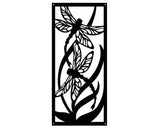 Metal Dragonfly Wall Art, Insect Wall Art for Nature Lovers