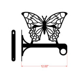 Animal Flower Basket Hangers Metal Wall Sign, Hanging Flowers Living Room Metal Wall Art, Living Room Decor, Boho Home Decoration