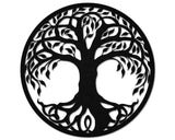 Tree Of Life Metal Sign Wall Art | Botanical Wall Art Tree Of Life Gifts | Metal Hanging Modern Wall Decor | Nature Wall Art