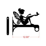 Fairy Metal Wall Decor, Above Bed Metal Wall Sign