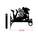 Fairy Metal Wall Decor, Above Bed Metal Wall Sign