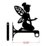 Fairy Metal Wall Decor, Above Bed Metal Wall Sign