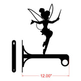 Fairy Metal Wall Decor, Above Bed Metal Wall Sign
