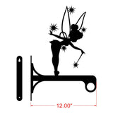 Fairy Metal Wall Decor, Above Bed Metal Wall Sign
