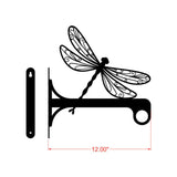 Animal Flower Basket Hangers Metal Wall Sign, Hanging Flowers Living Room Metal Wall Art, Living Room Decor, Boho Home Decoration