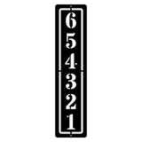 Vertical Address Sign, Metal Address Sign, Housewarming Gift