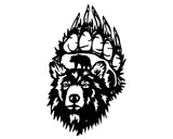 Metal Bear Wall Art, Laser Cut Bear Wall Decor, Wildlife Lover Gift