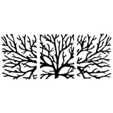 Tree Metal Wall Art Set of 3, 3 Piece Metal Tree Art for Nature Lover